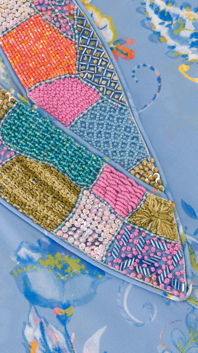 Close up detail of "Vibe"