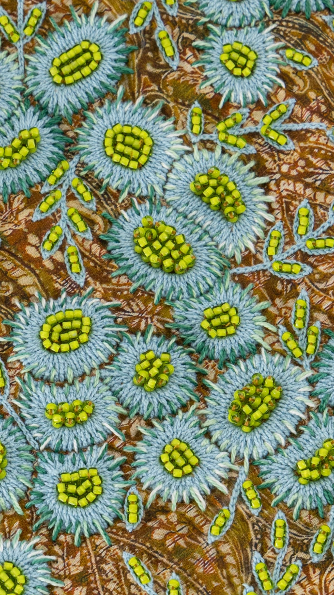 Close up detail of "Floral"
